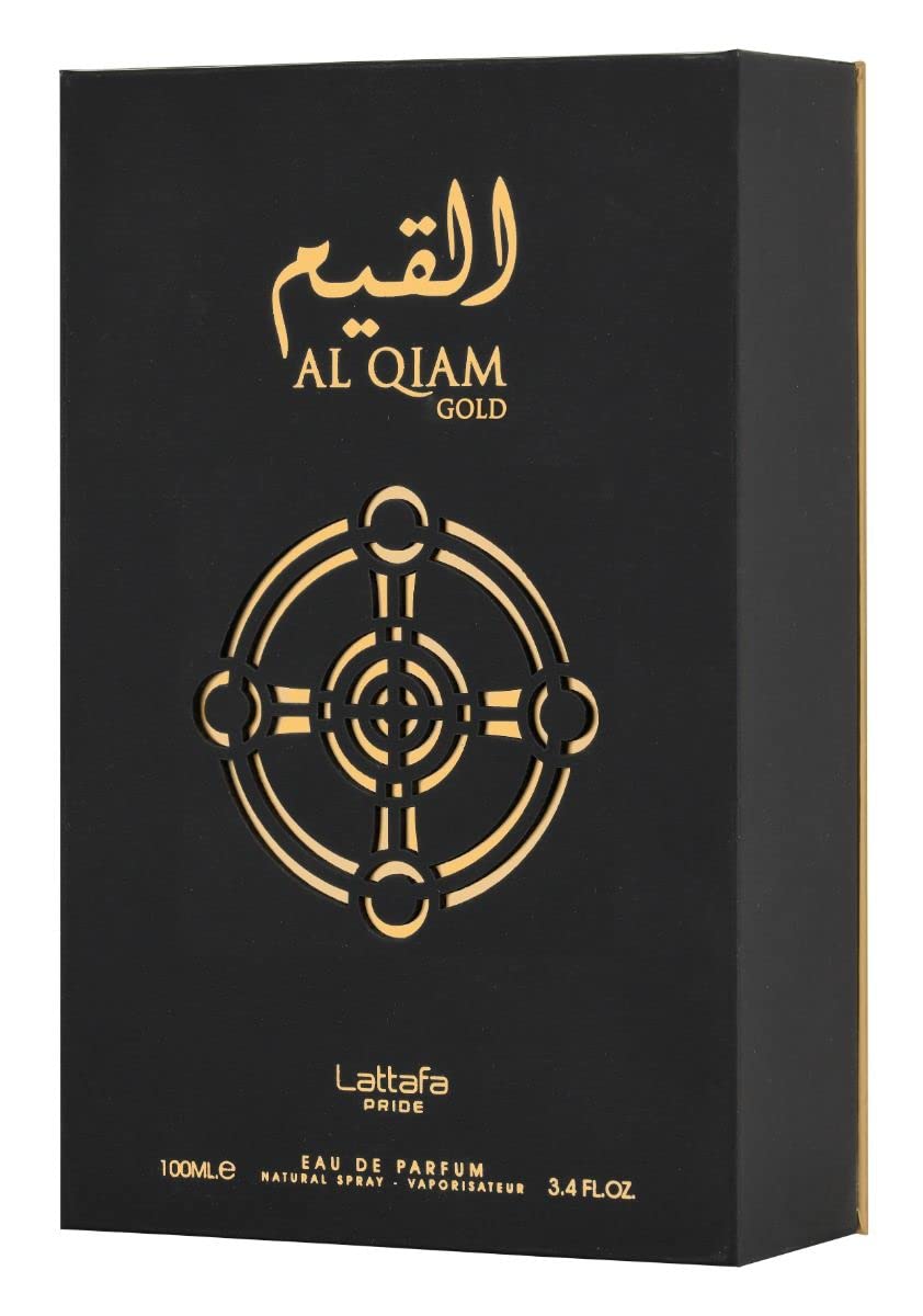 Lattafa Perfumes Al Qiam Gold For Unisex EDP Spray, 3.4 Ounce