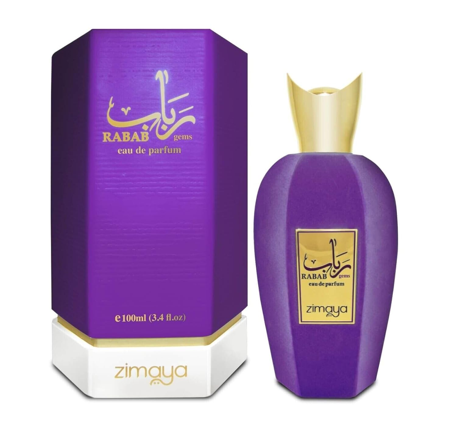 Zimaya Rabab Gems EDP Spray for Unisex, 3.4 Ounce