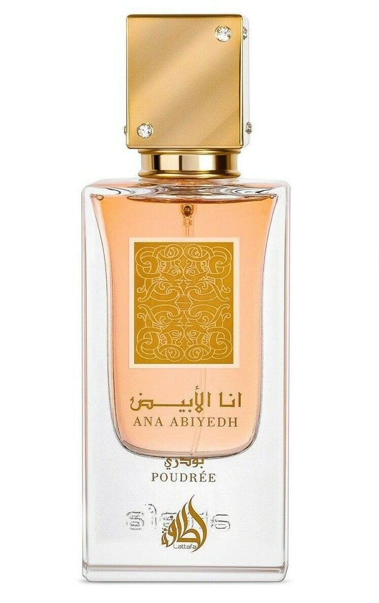 Lattafa Perfumes Ana Abiyedh Poudree For Women EDP Spray, 2.0 Ounce / 60 Ml