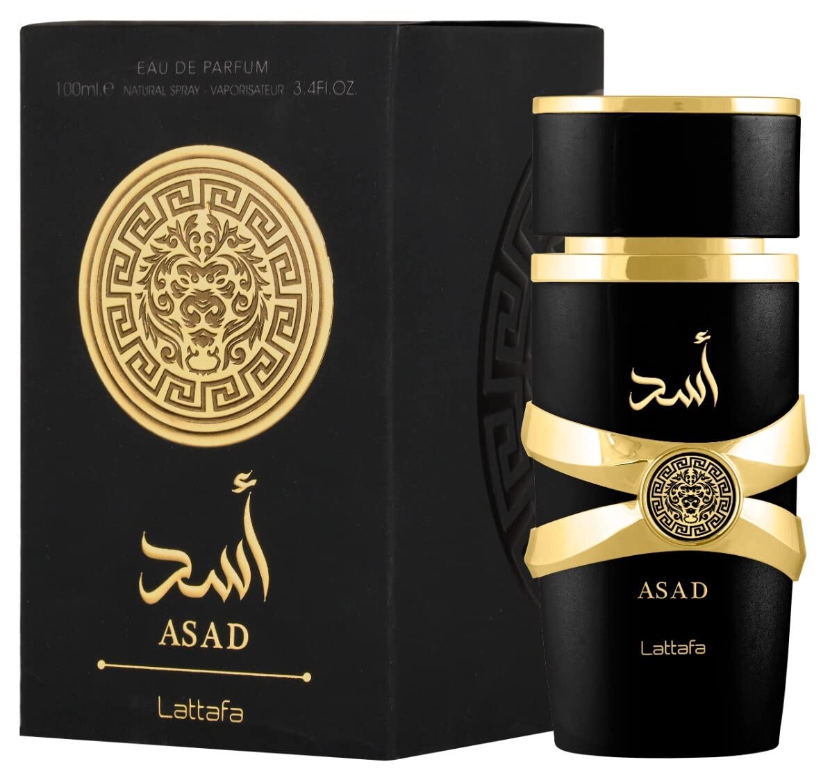 Lattafa Perfumes Asad for Unisex EDP 100ml, 3.4 Ounce