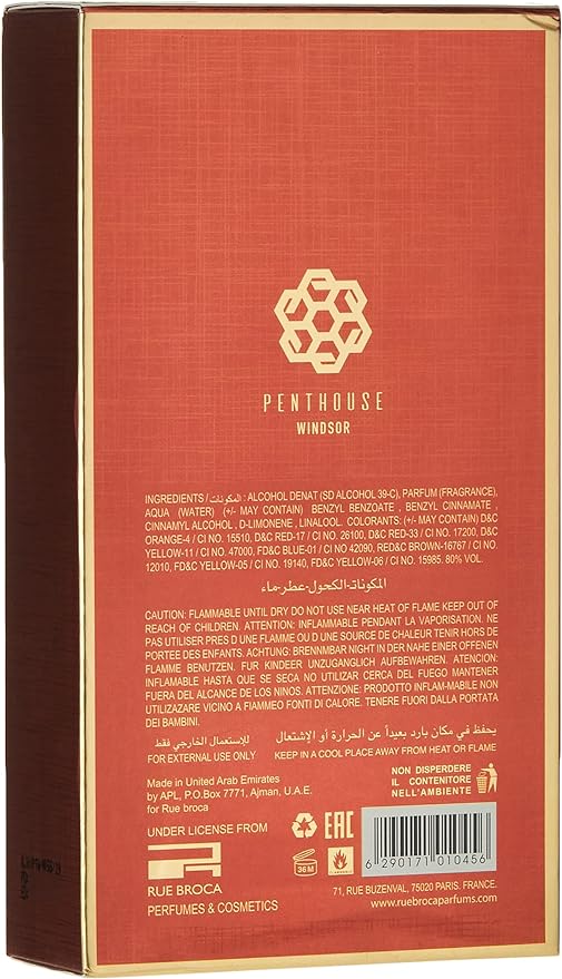 Rue Broca Penthouse Windsor EDP 80Ml