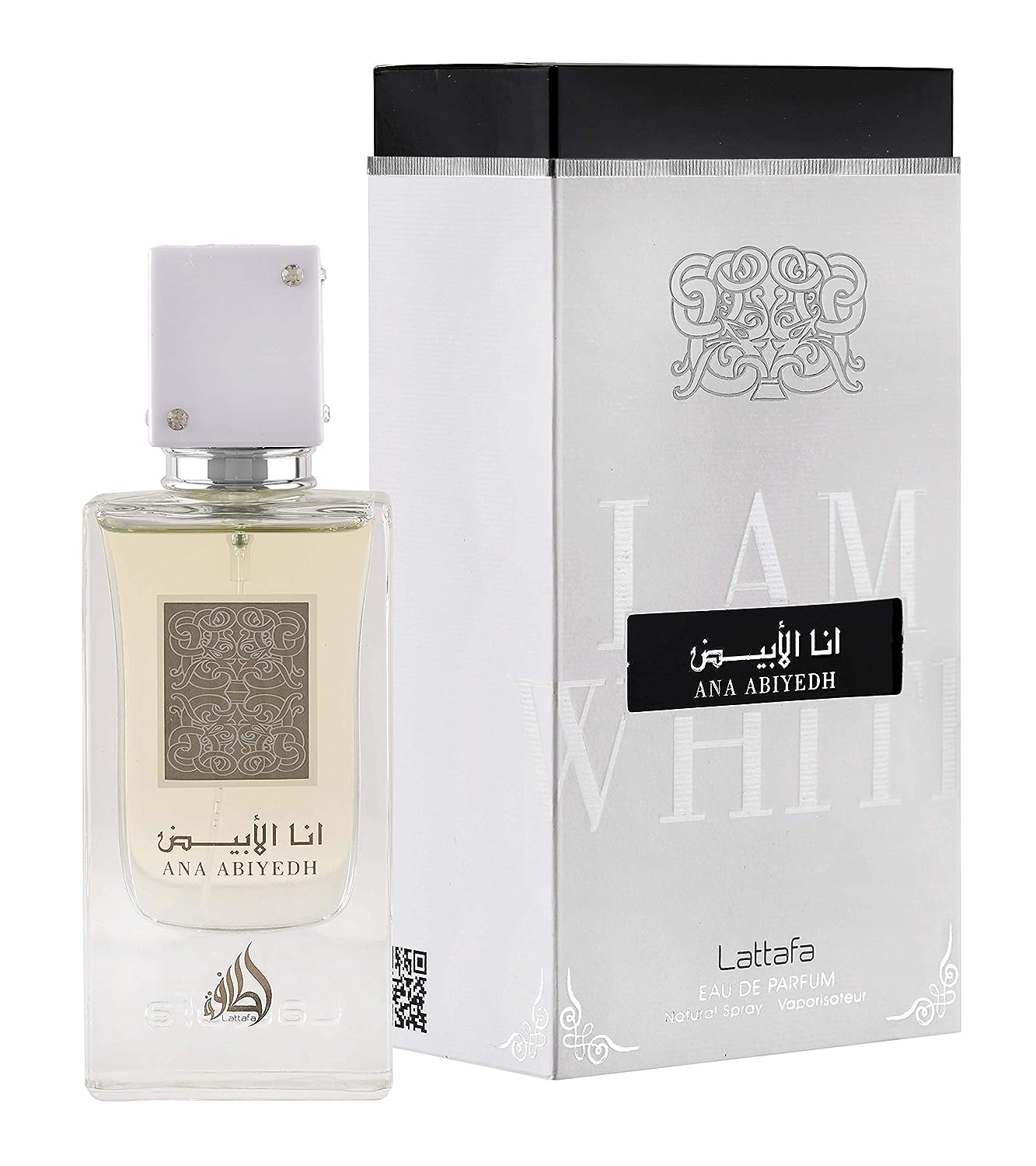 Lattafa Ana Abiyedh EDP Spray, 2.0 Ounce (Unisex)